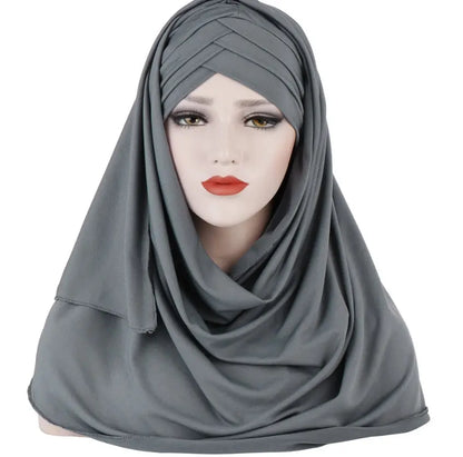 Muslim Lady Fashion Patch Hijab Trendsi
