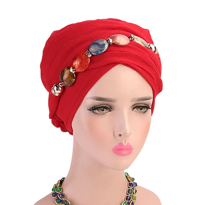 Balinese wrap hijab Cap for girls