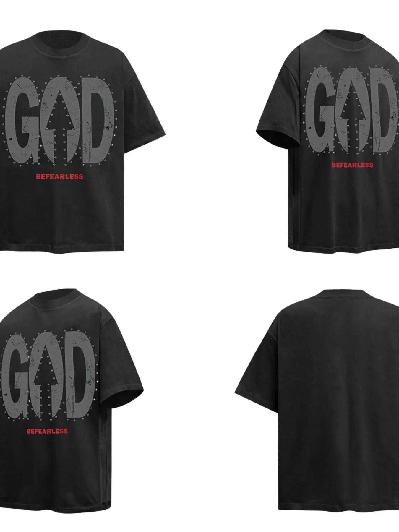 Men's Oversized Letter Graphic T-Shirt Trendsi