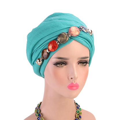 Balinese wrap hijab Cap for girls