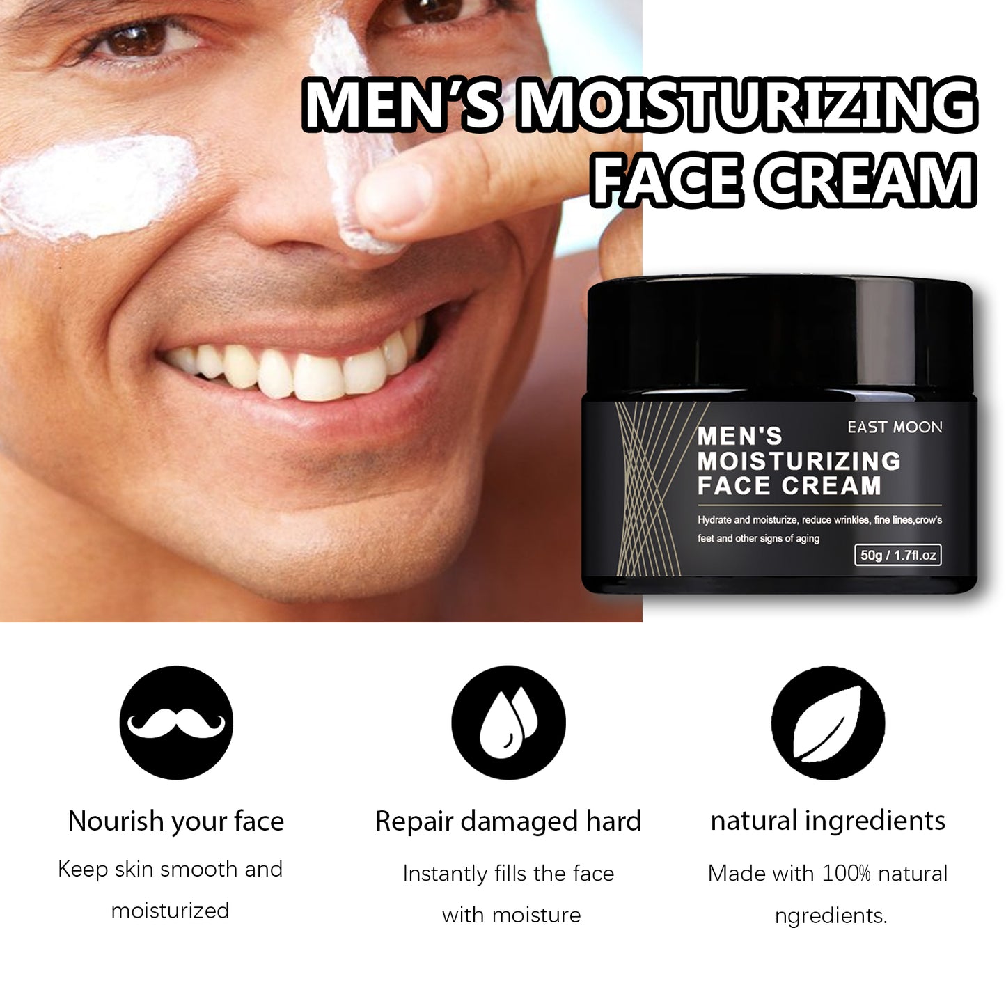 Skin Firming, anti aging and anti wrinkles Cream for Men
