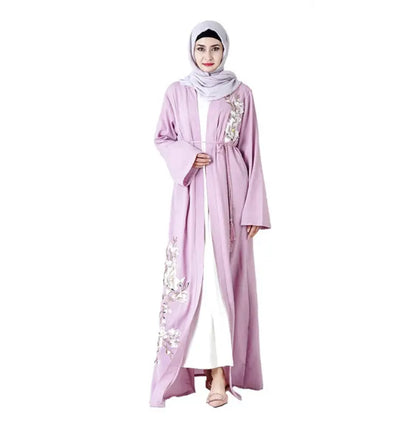 Embroidered Cardigan Dubai Dress CJ dropshipping