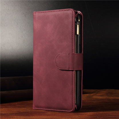 Multifunctional zipper mobile phone case multi Card Wallet Leather Case