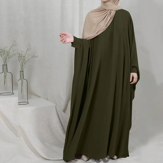 Eid Hooded Muslim Women Hijab Dress Prayer Garment Jilbab Abaya Long Khimar Full Cover Ramadan Gown Abayas Islamic Clothes Niqab Easy Bazaar