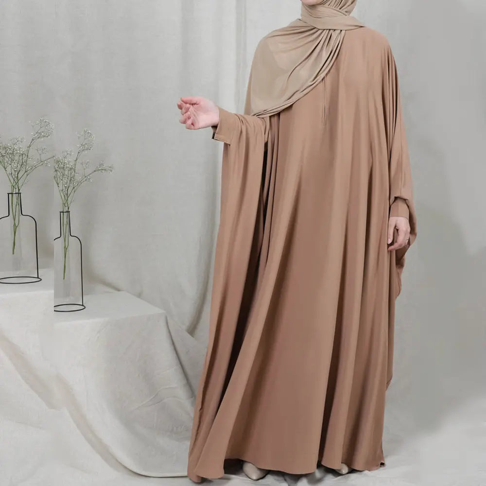 Eid Hooded Muslim Women Hijab Dress Prayer Garment Jilbab Abaya Long Khimar Full Cover Ramadan Gown Abayas Islamic Clothes Niqab Easy Bazaar