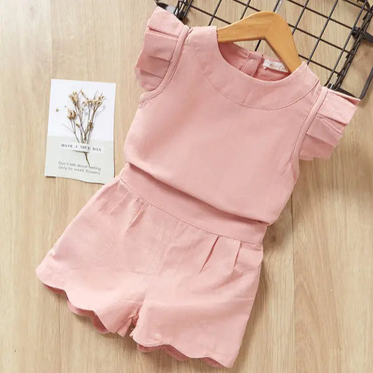 Kids Girls Clothes For Baby Girl Kids T-Shirt Shorts Suit eprolo