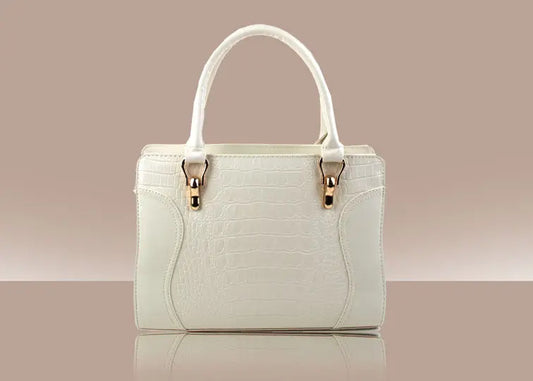 Factory Bag New Women"S Bag European And American Crocodile Skin Handbag Smiling Face Lady Bag Shoulder Bag Wholesale Easy Bazaar
