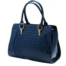 Factory Bag New Women"S Bag European And American Crocodile Skin Handbag Smiling Face Lady Bag Shoulder Bag Wholesale Easy Bazaar