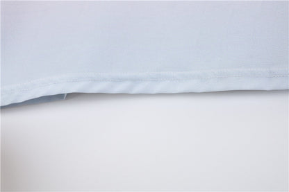 Fashion Simple Gradient Ladies Short Sleeve