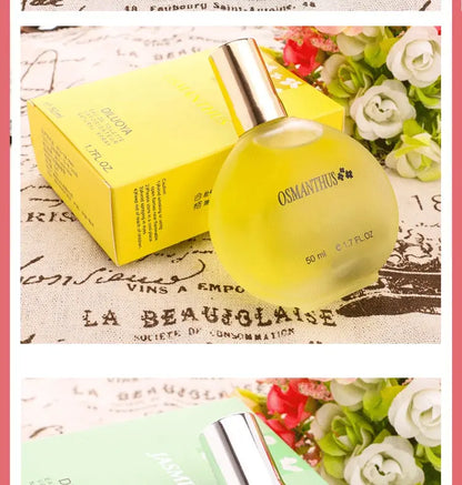Women's Perfume Floral  Light Fragrance Fragrance Student Jasmine Rose Osmanthus Perfume Easy Bazaar