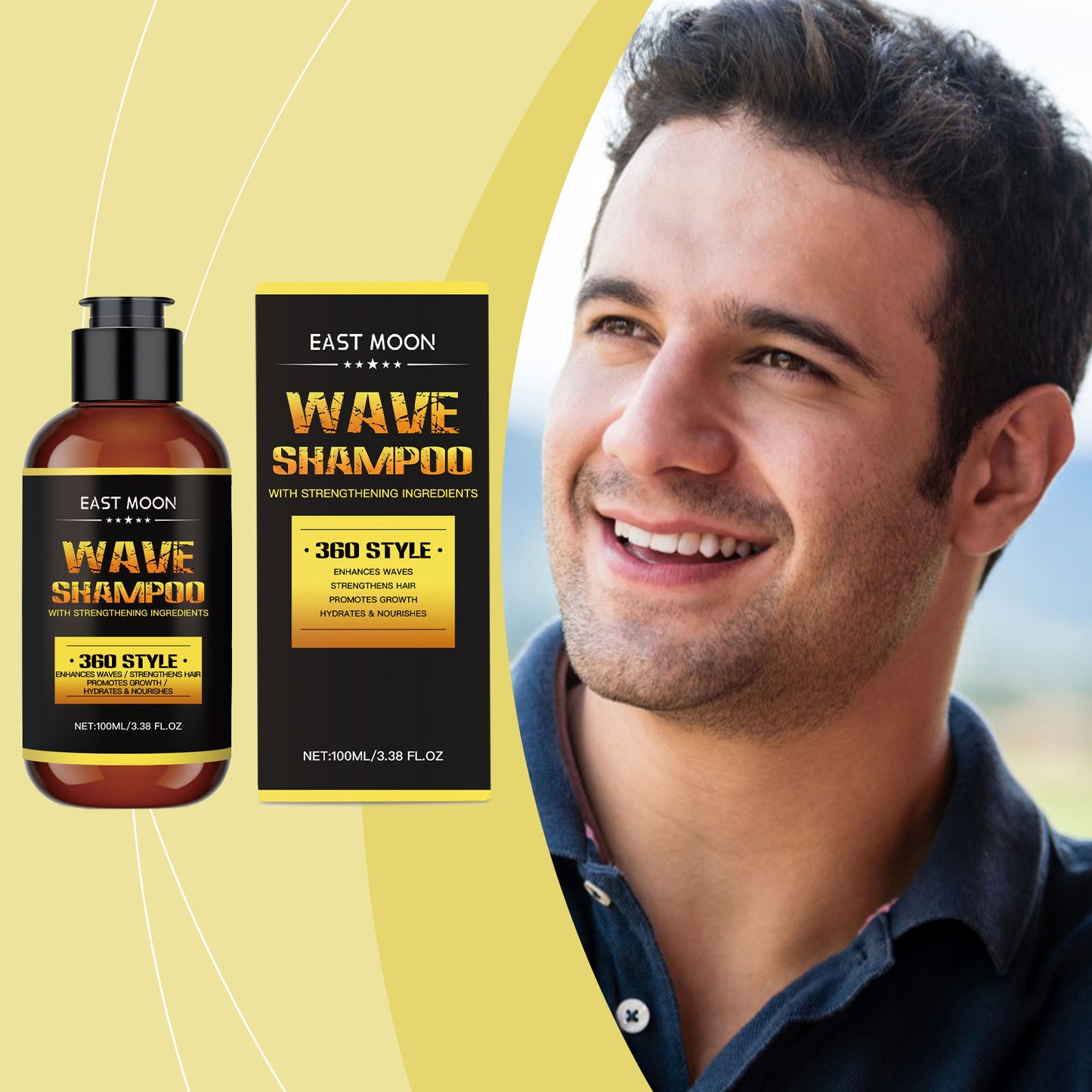 For Men Nourishing Shampoo Nourishing Moisturizing Repair Hydrating Strong, Fluffy Hair Refreshing Hair