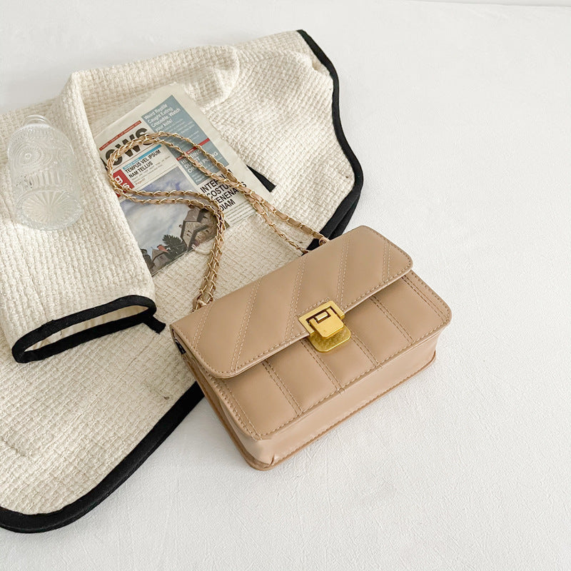 Western Style Shoulder Bag Small Square Bag