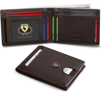 Carbon Fiber Men's Wallet with Anti-theft Function