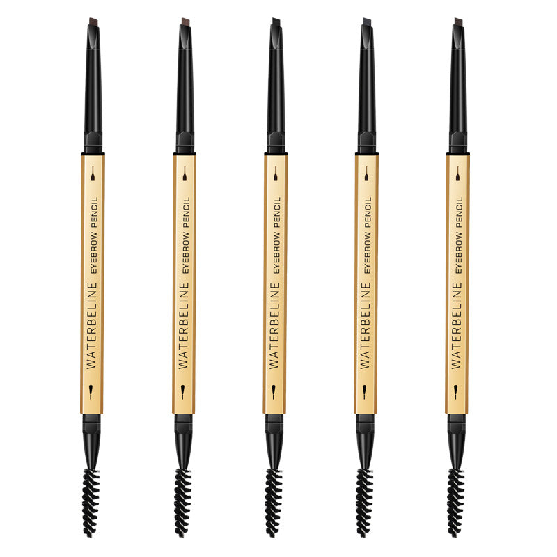 Double-headed Eyebrow Pencil Ultra-fine Pen Point Ultra-fine Waterproof Sweat