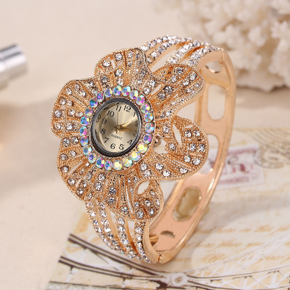 Luxury Rhinestone Bracelet Watch for Women