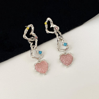 Niche Design Long Fringe Fashion Patchwork Earrings