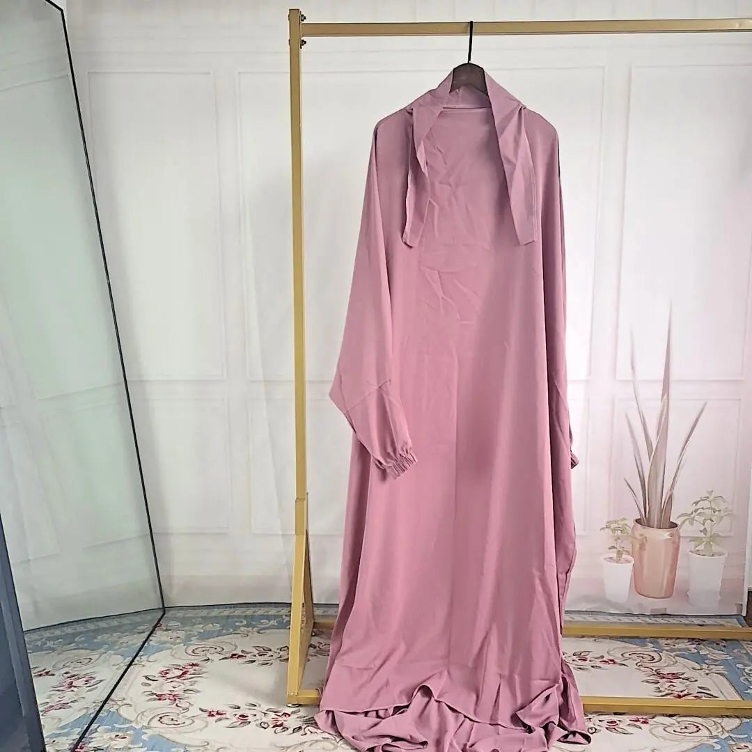 Amazon Abaya Dubai Turkey One-piece Prayer Dress Trendsi
