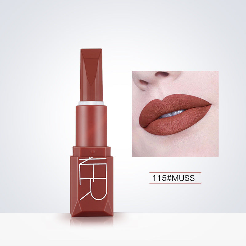 Pumpkin Color Matte Lipstick Matte Lip Glaze