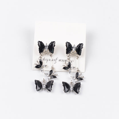 Butterfly Dance Super Fairy Butterfly Fringe Earrings