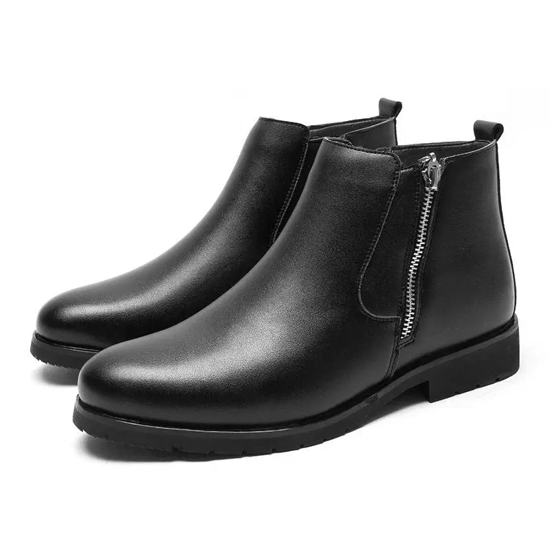 leather formal shoes for men big size shoes men fas Easy Bazaar