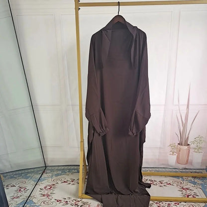 Amazon Abaya Dubai Turkey One-piece Prayer Dress Trendsi