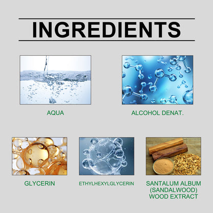  Natural sandalwood fragrance ingredients premium essential oils men's perfume