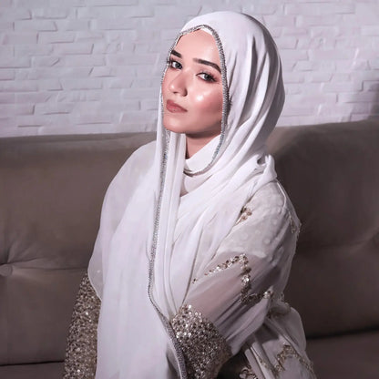 Scarf Chain Chiffon Ethnic Scarf CJ dropshipping