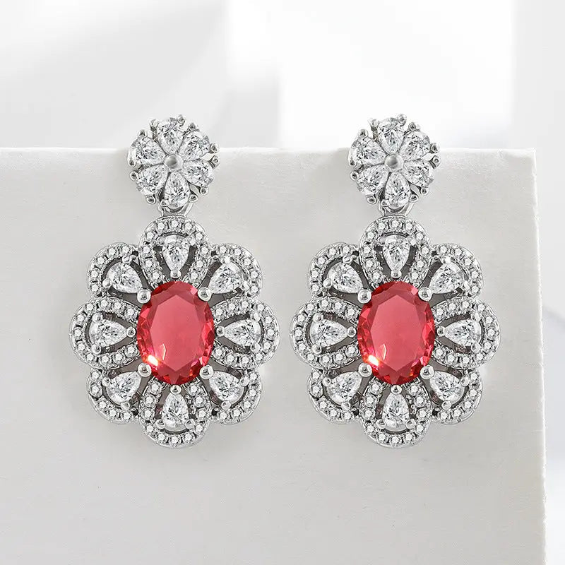 Bride Jewelry Earrings Necklace Jewelry Suit Easy Bazaar
