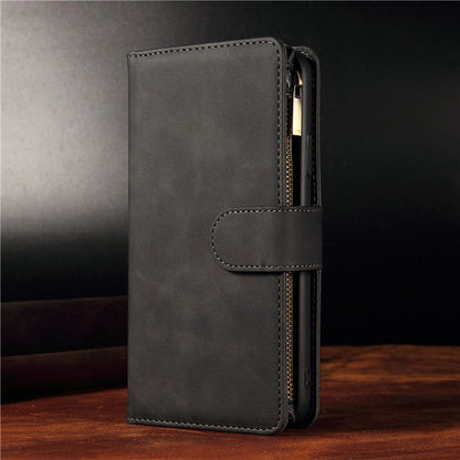 Multifunctional zipper mobile phone case multi Card Wallet Leather Case