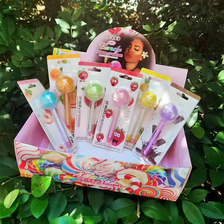 Lollipop Style Color Changing Lip Gloss Set