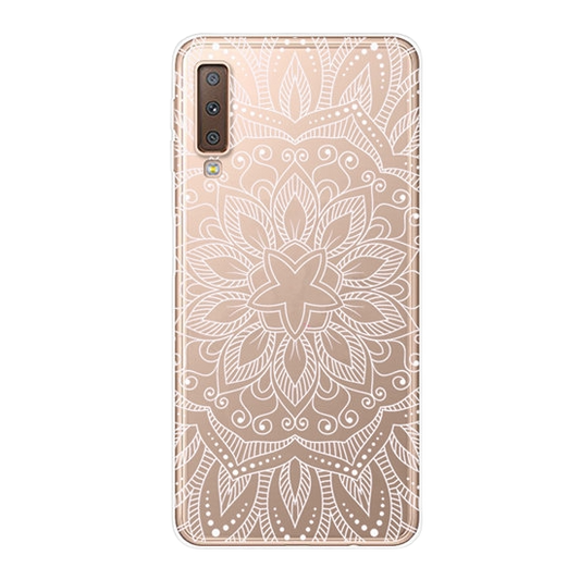 Luxury Anti-Scratch Silicone Phone Case with Mandala Art Design