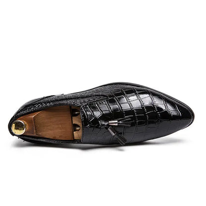 Pointed leather shoes for men Easy Bazaar