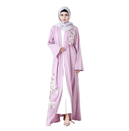 Embroidered Cardigan Dubai Dress CJ dropshipping