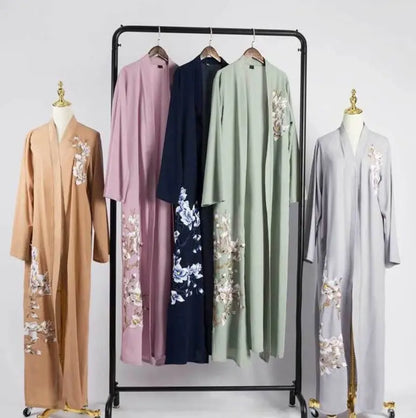 Embroidered Cardigan Dubai Dress CJ dropshipping