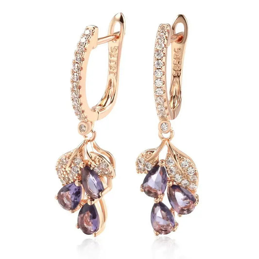 Rose Gold Fashion Trending Popular Daily Wear Women's Earrings Accessories Easy Bazaar