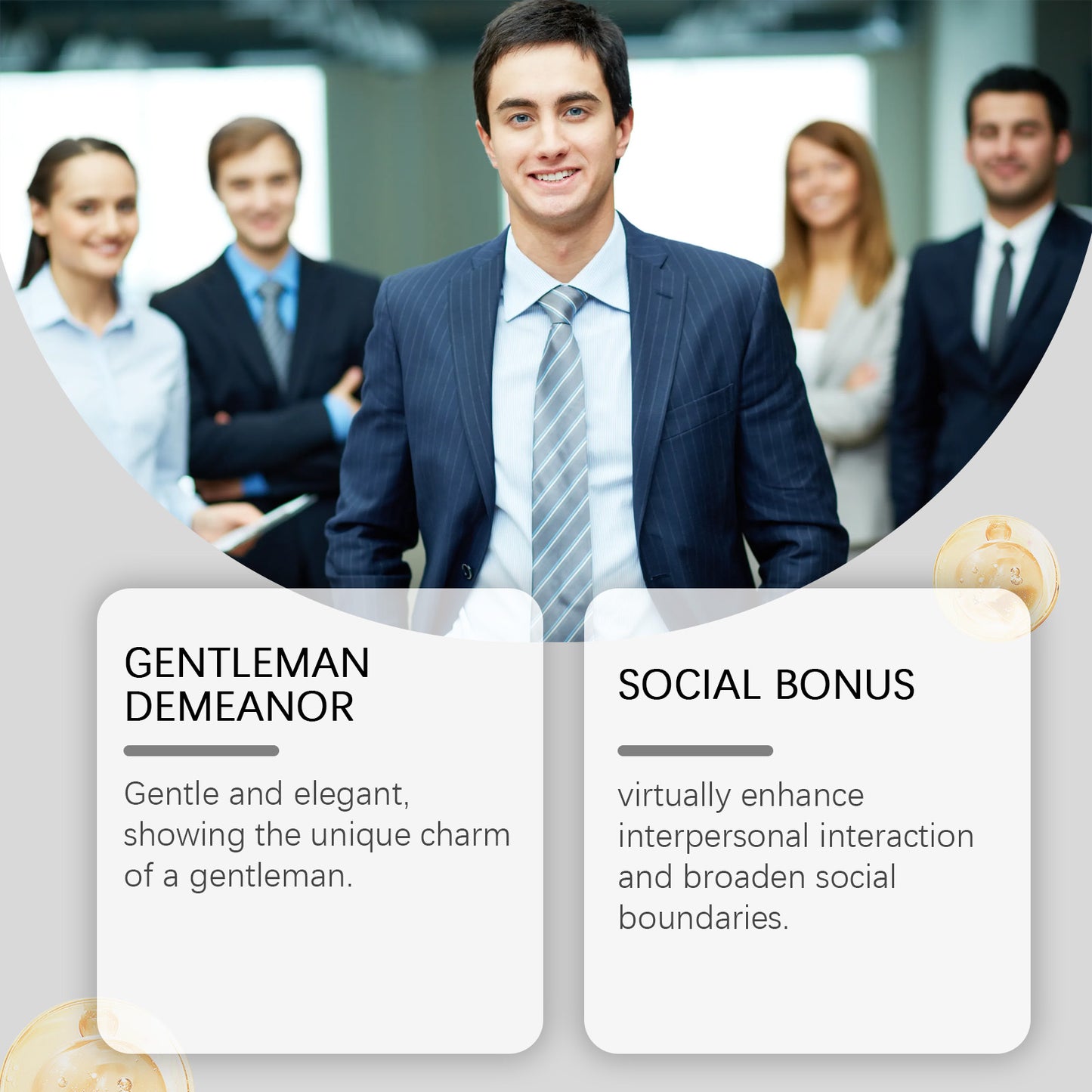 Pheromone Ball Perfume, Portable Fragrance For Men Fresh Charm Minority Jasmine Perfume