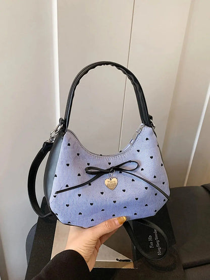 Printed Bow Shoulder Bag Trendsi