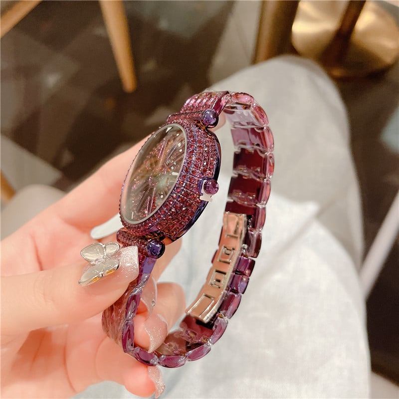Luxury Diamond Rotating Watch for Women