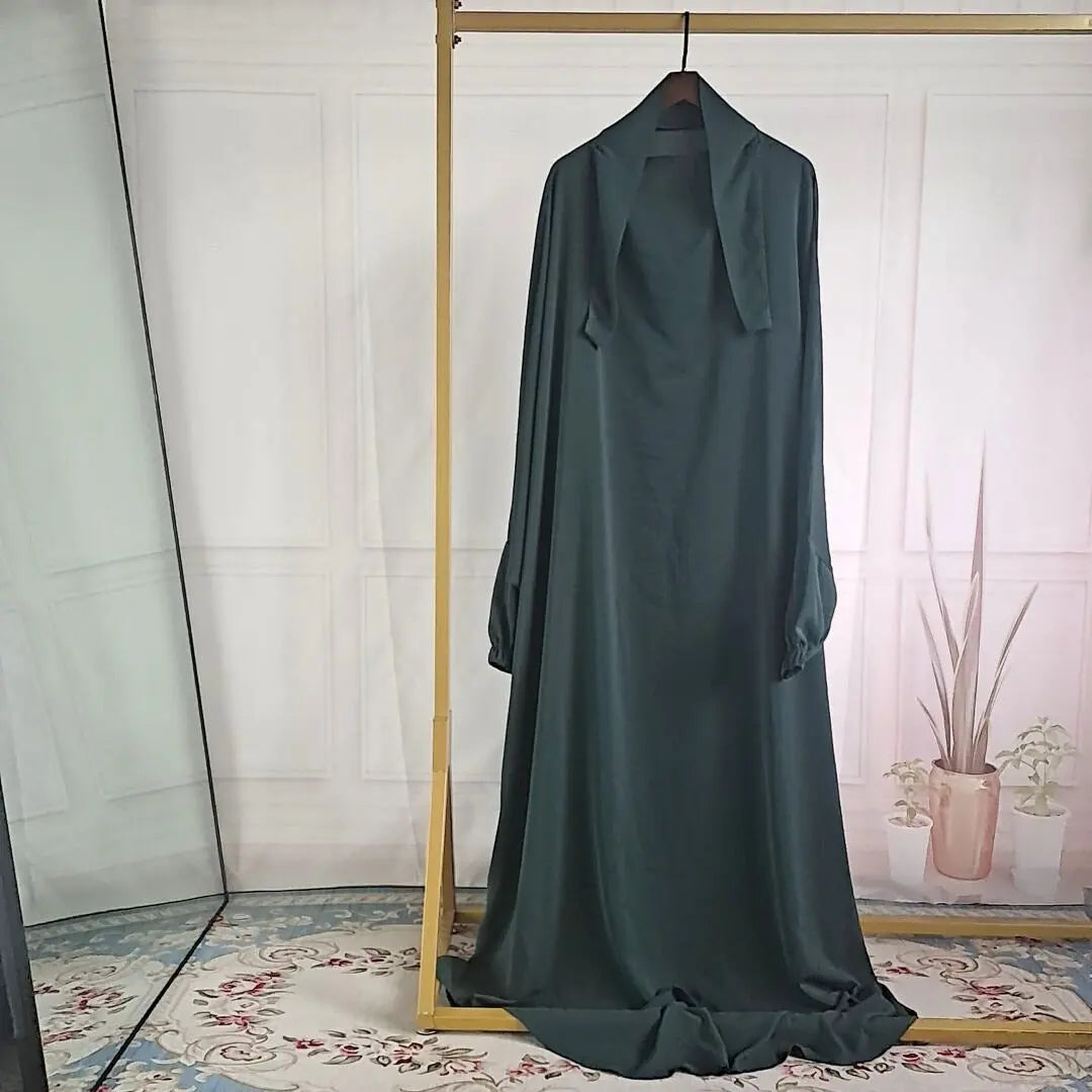 Amazon Abaya Dubai Turkey One-piece Prayer Dress Trendsi