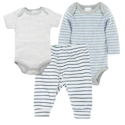 Solid Color Korean Newborn Baby Clothes Kids Set eprolo