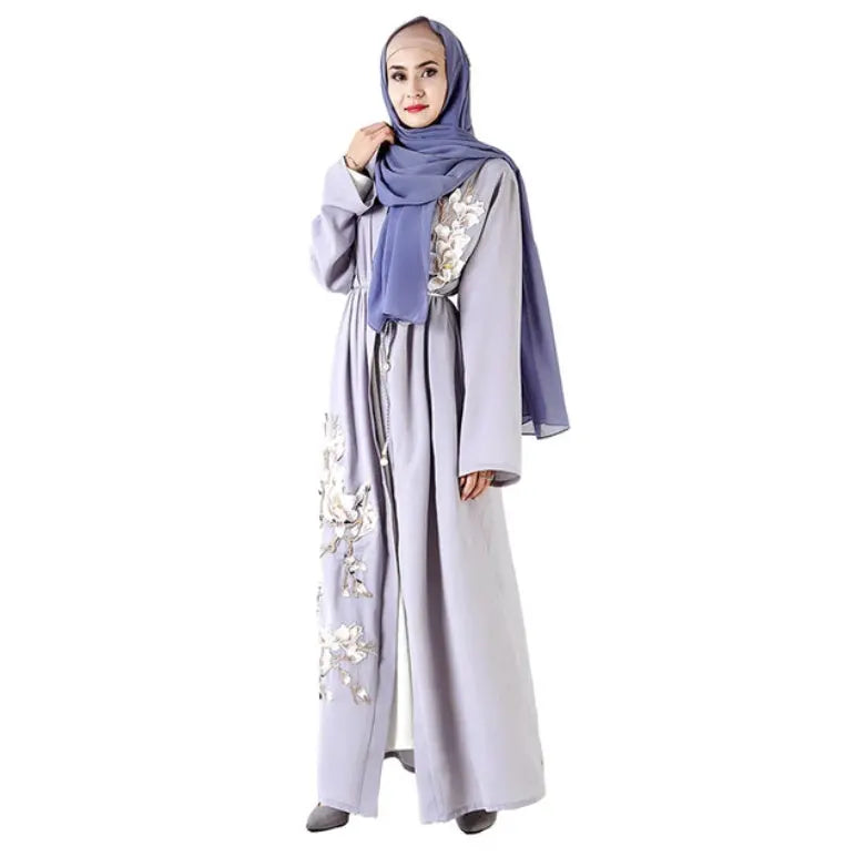 Embroidered Cardigan Dubai Dress CJ dropshipping