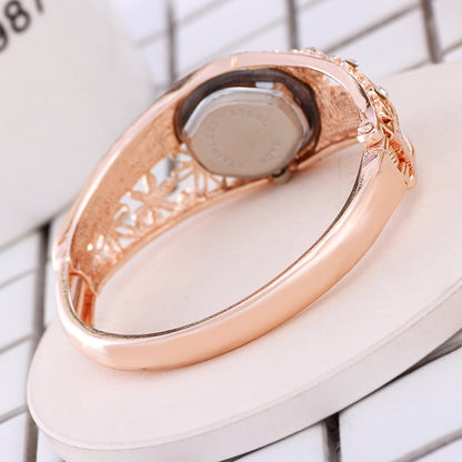 Bracelet Style Floral Watch for Ladies