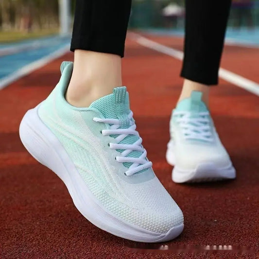 Light Mesh Breathable All-match Anti-skid Shock Absorption Soft Bottom Running Shoes Easy Bazaar