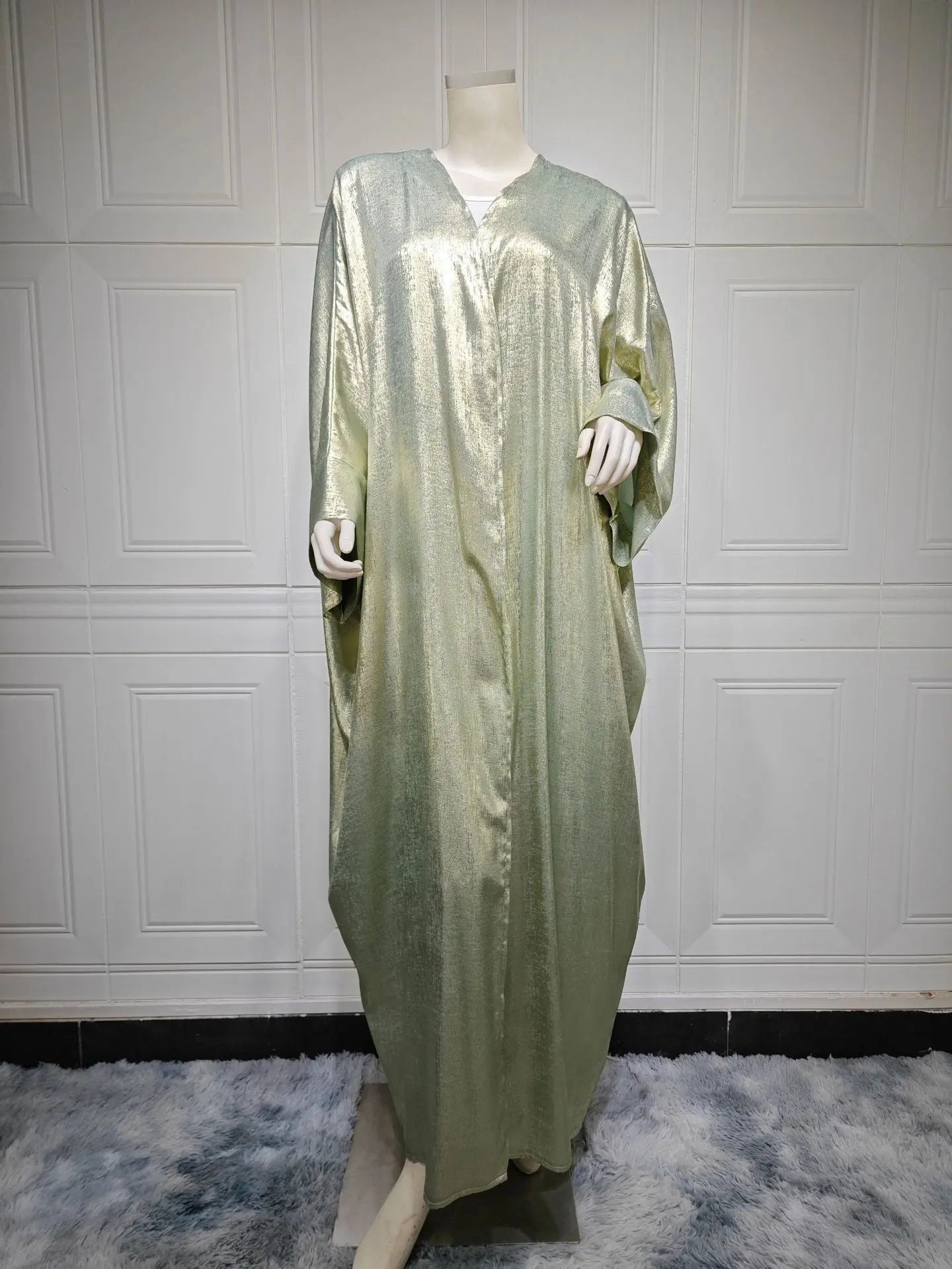 Muslim Fashion Bronzing Robe Abaya Outer Wear Cj dropshipping