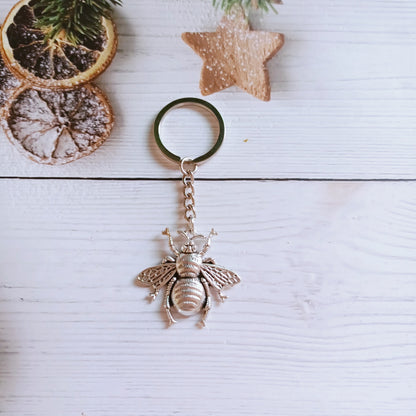 Popular Personalized Creative Bee Pendant Keychain Vintage Bee Pendant Ornament