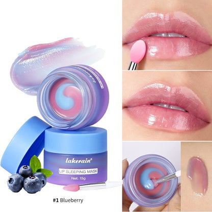 Two-tone Lip Mask Suitable For Both Day And Night Use Moisturizing And Hydrating Lip Balm
