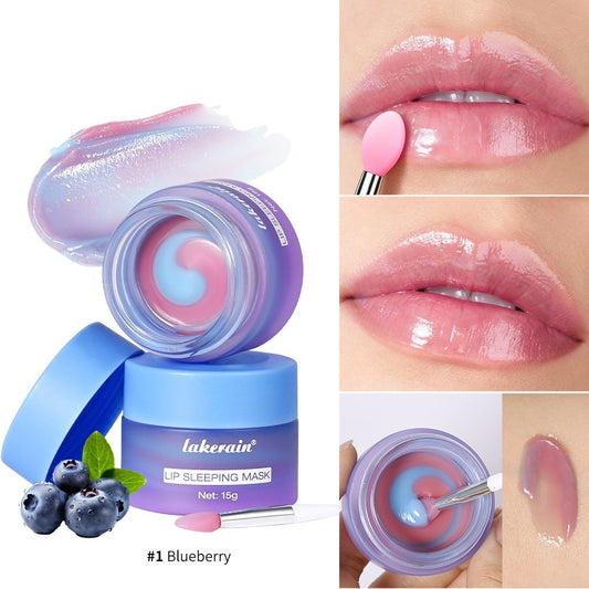 Two-tone Lip Mask Suitable For Both Day And Night Use Moisturizing And Hydrating Lip Balm