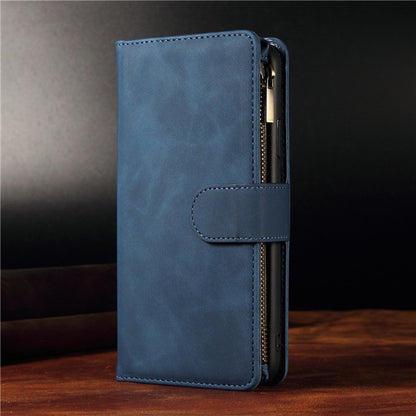 Multifunctional zipper mobile phone case multi Card Wallet Leather Case