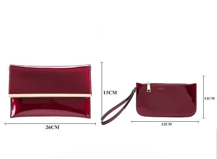 3 Sets Leather Handbags Easy Bazaar