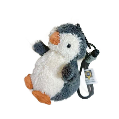 Cute Blush Peanut Penguin Keychain Plush Doll Couple Gift